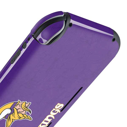 NFL Minnesota Vikings Distressed Nintendo Switch Lite Skin